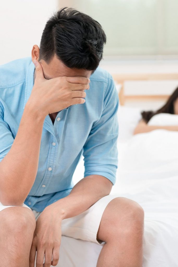 what does it mean when your husband sleeps with his back to you